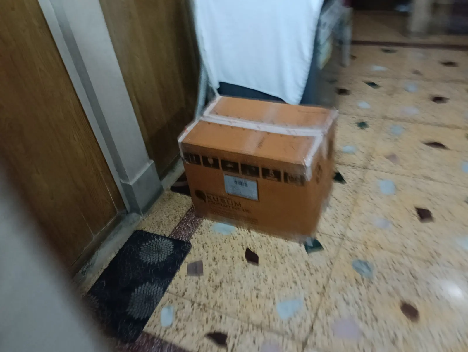 Sealed relocation carton at customer location